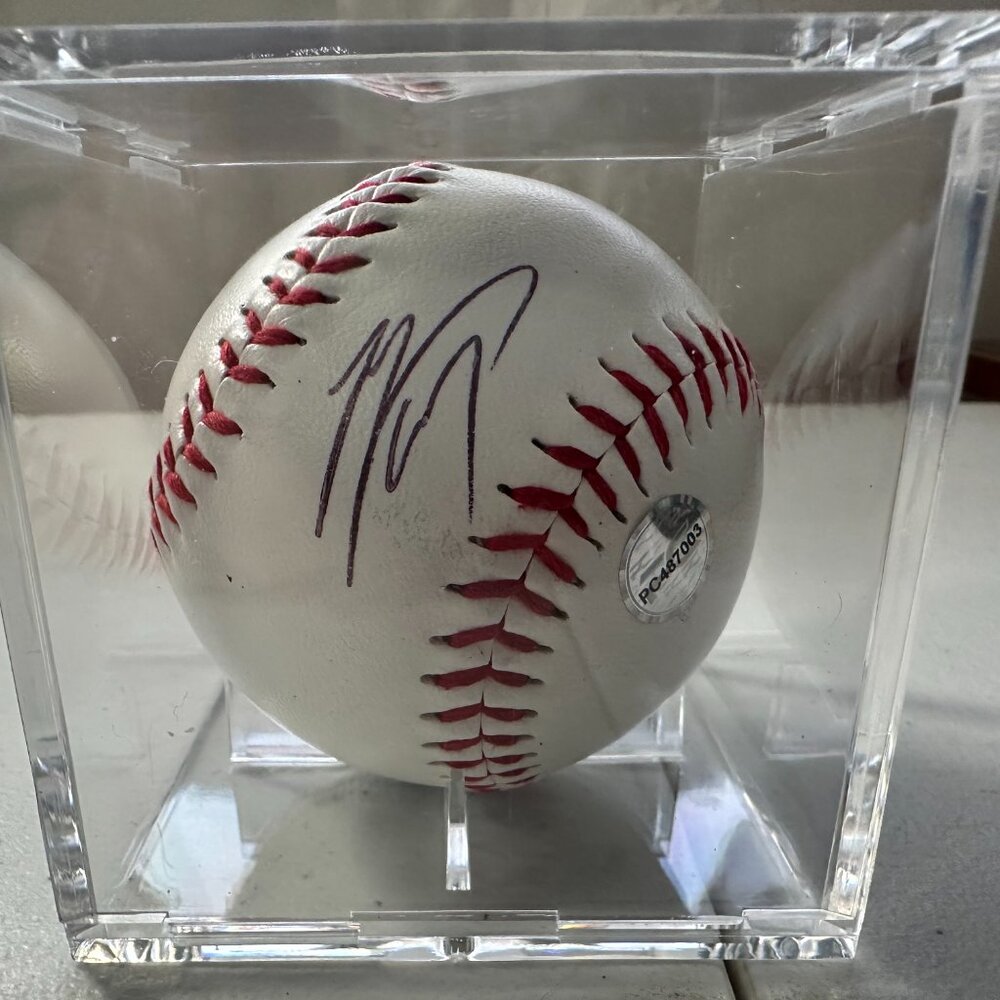 Shohei Ohtani signed Los Angeles Dodgers autographed Rawlings baseball w/COA 859